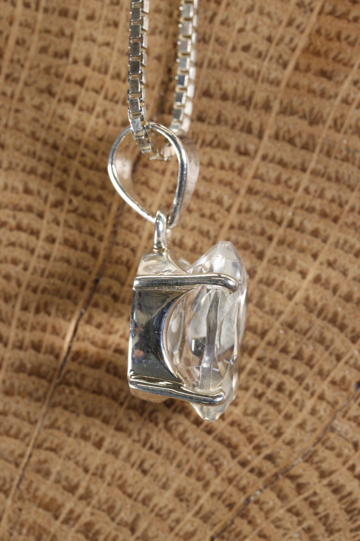 Faceted Quartz Pendant