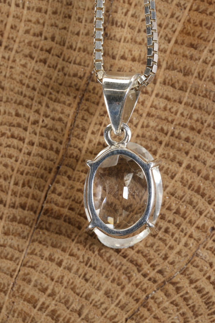 Faceted Quartz Pendant