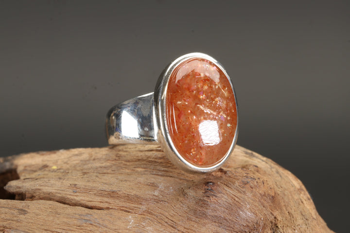 Sunstone Ring Size 6.5
