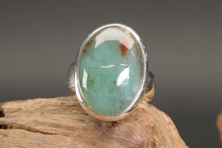 Chrysoprase Ring Size 9.5