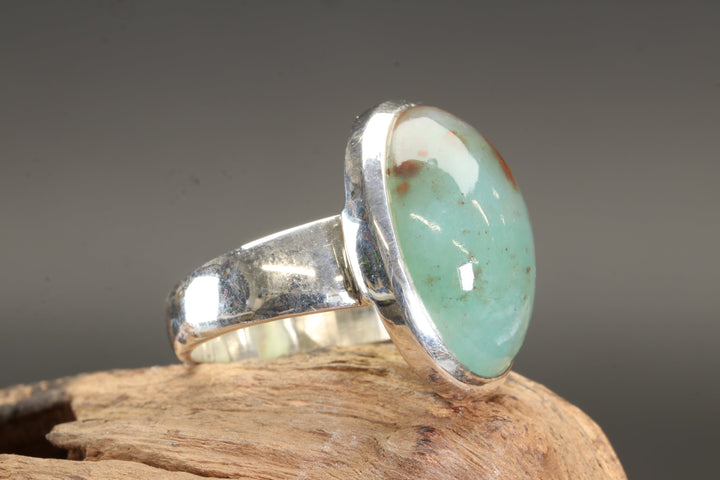 Chrysoprase Ring Size 9.5
