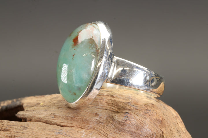 Chrysoprase Ring Size 9.5