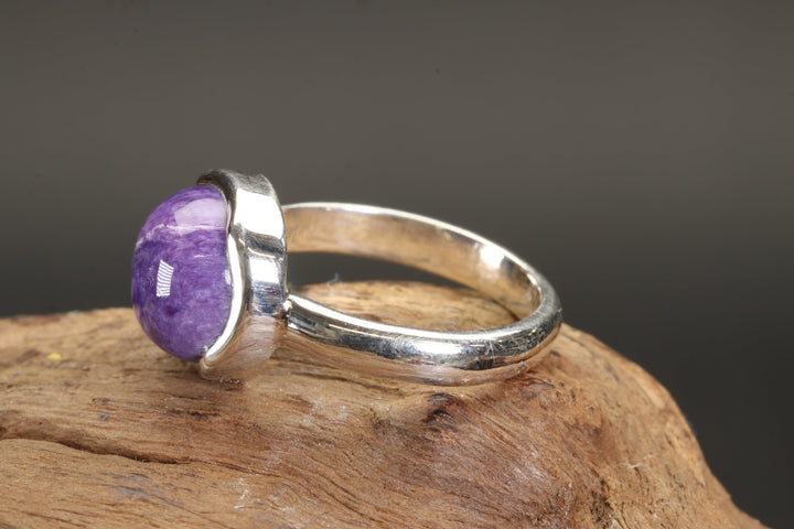 Charoite Ring Size 6.75