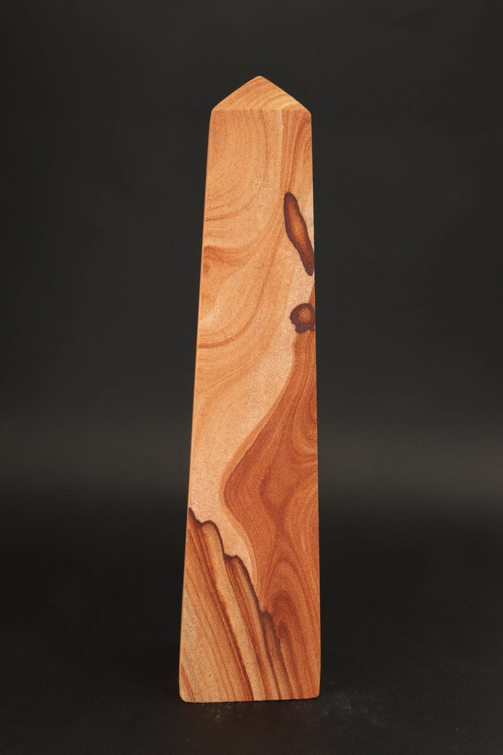 9.75" Picture Sandstone Obelisk DS2340