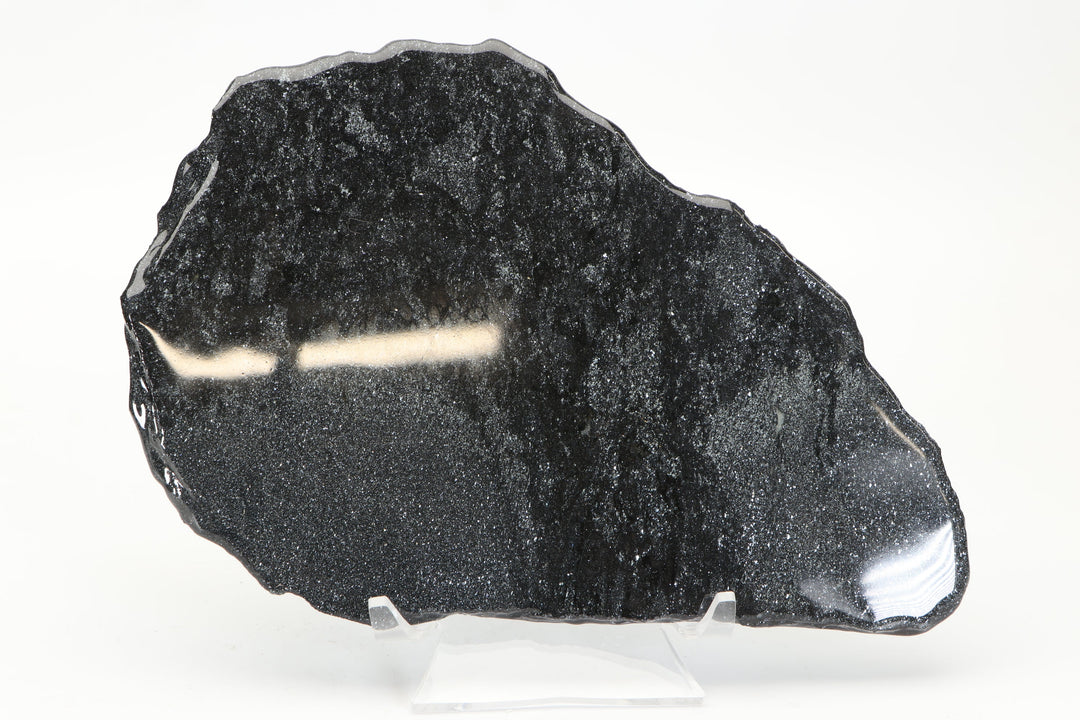 7" Specular Hematite Slab from Michigan DS2392