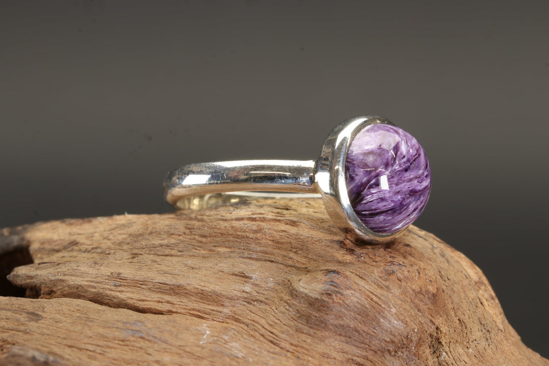 Charoite Ring Size 9.5