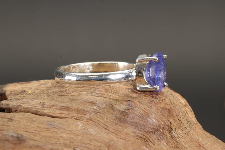 Faceted Iolite Ring Size 8.25