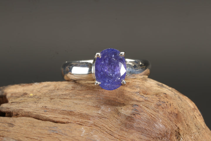 Faceted Iolite Ring Size 7