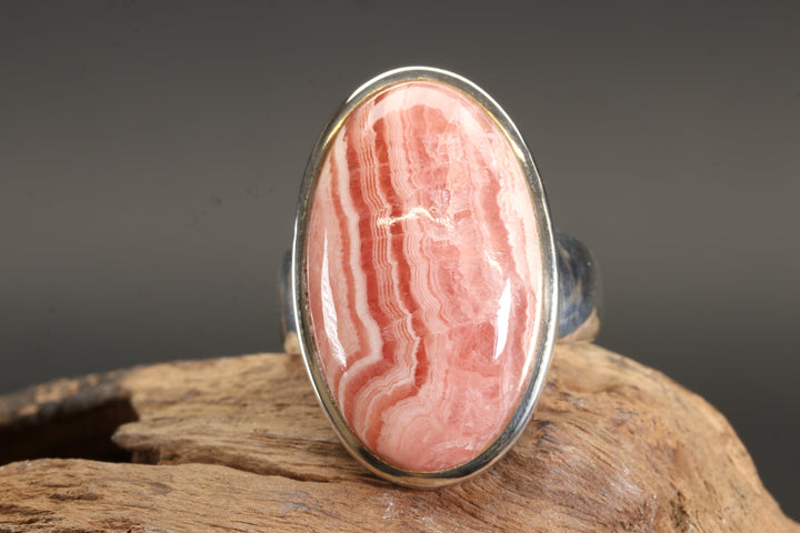 Rhodochrosite Ring Size 10