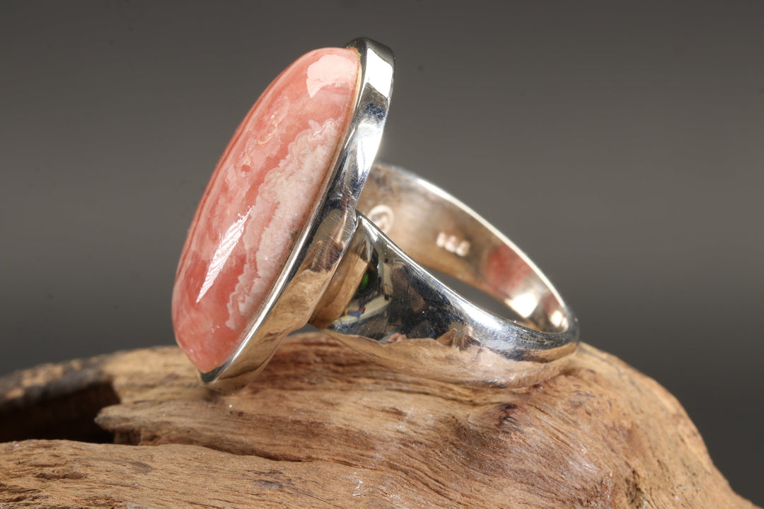 Rhodochrosite Ring Size 10
