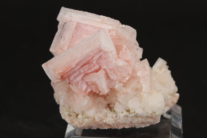Pink Halite on Trona Specimen DS549