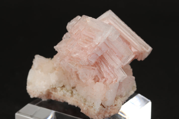 Pink Halite on Trona Specimen DS549