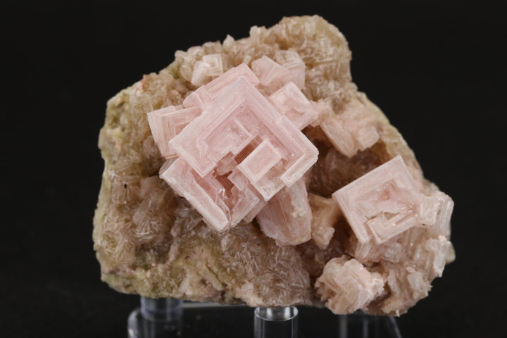 Pink Halite on Trona Specimen DS555