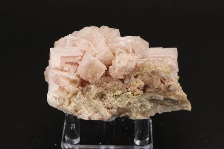 Pink Halite on Trona Specimen DS556