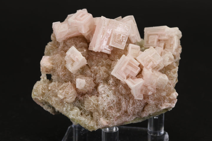 Pink Halite on Trona Specimen DS558