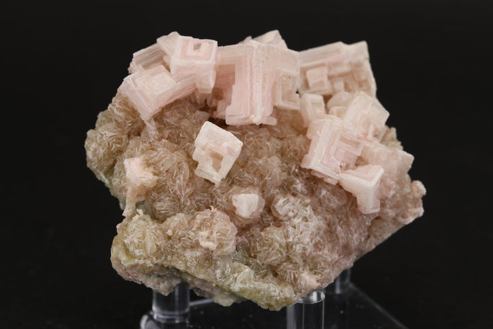 Pink Halite on Trona Specimen DS558
