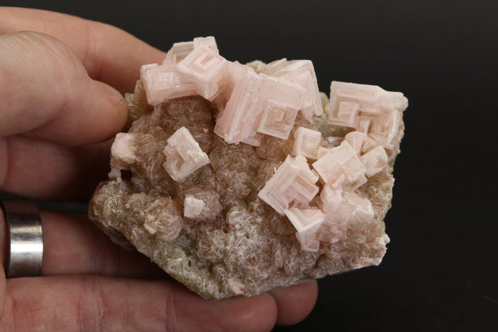 Pink Halite on Trona Specimen DS558