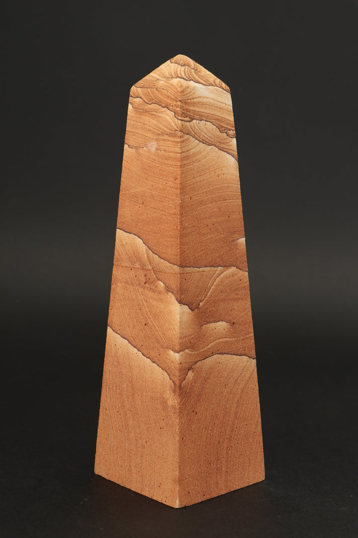 6.5" Picture Sandstone Obelisk DS786