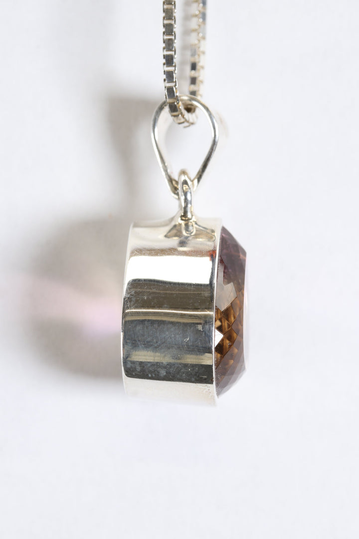 Faceted Ametrine Pendant