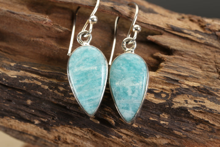 Amazonite Dangle Earrings