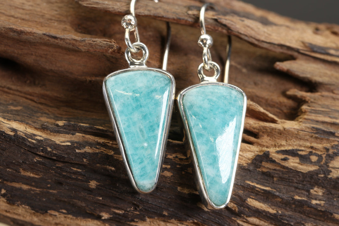 Amazonite Dangle Earrings