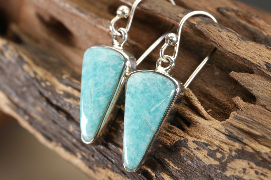 Amazonite Dangle Earrings