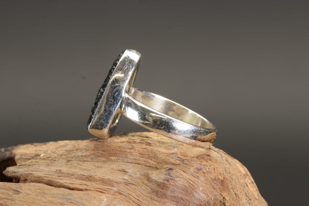 Moldavite Ring Size 5.5