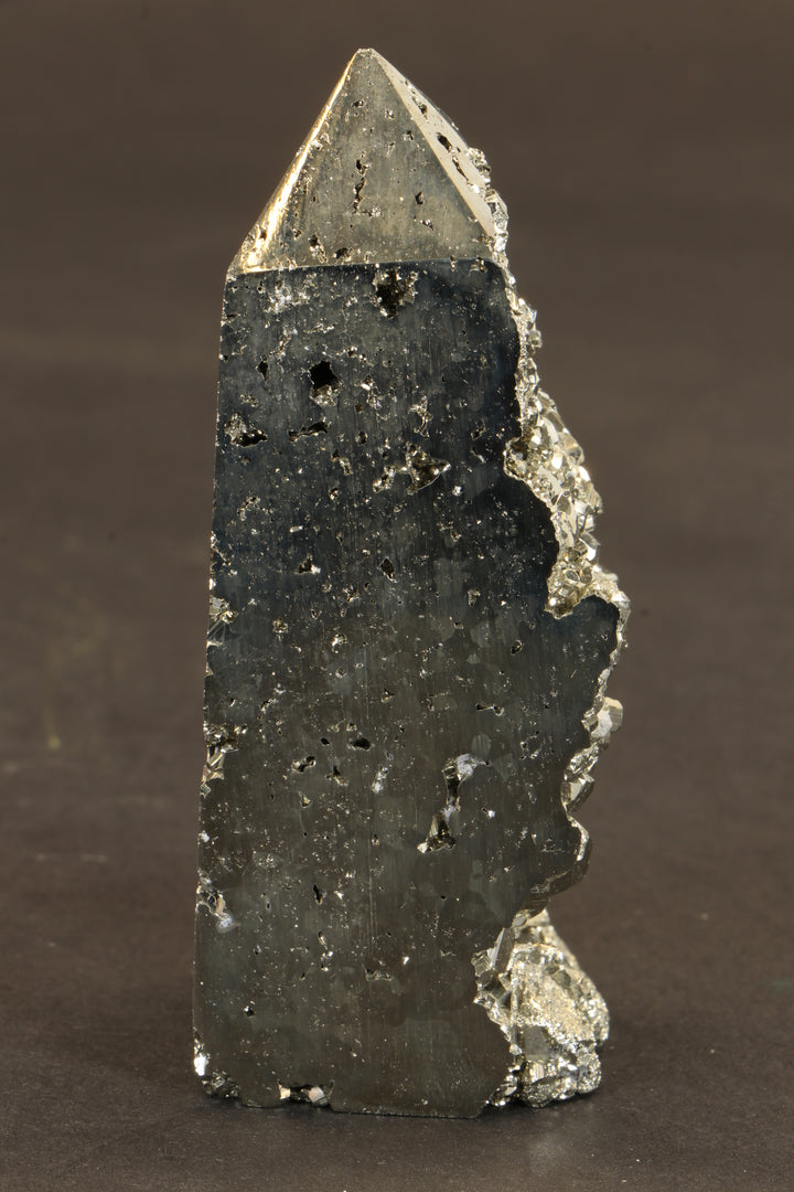 3" Pyrite Obelisk DV076