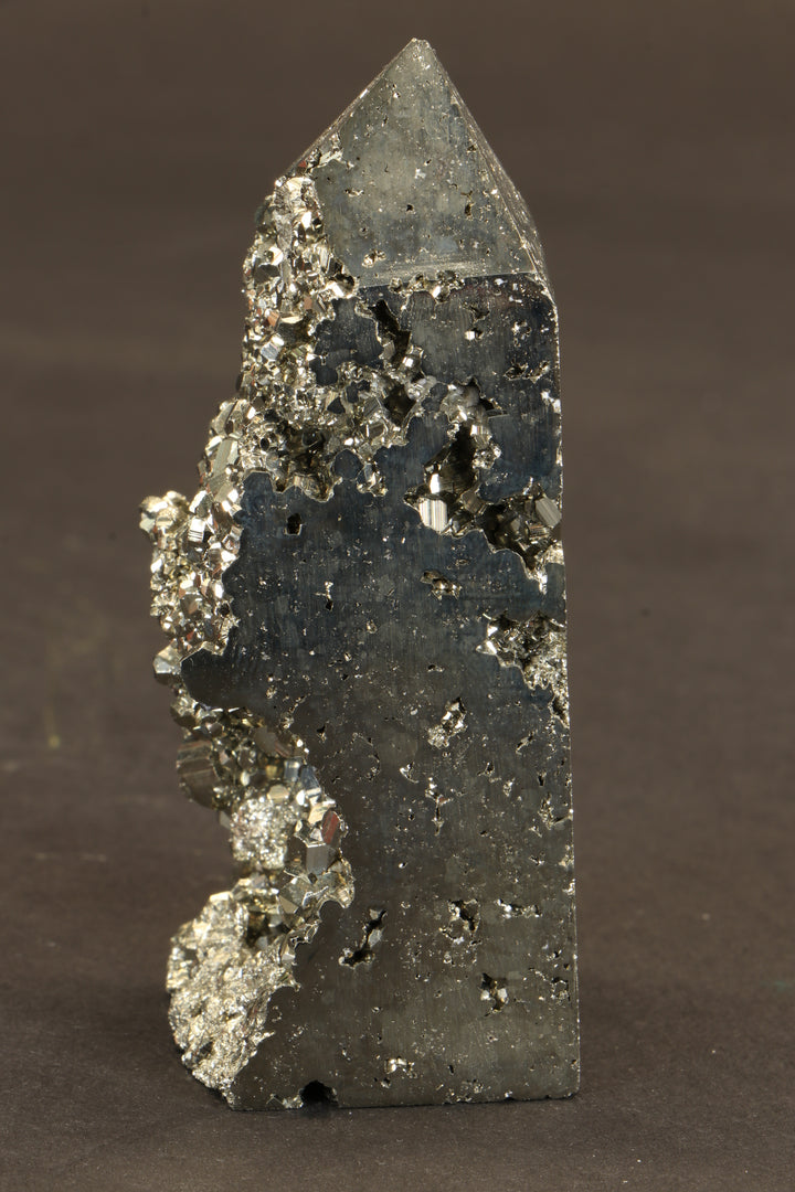 3" Pyrite Obelisk DV076