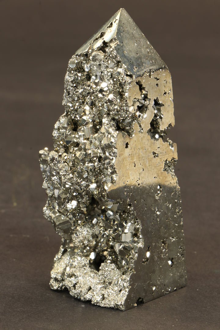 3" Pyrite Obelisk DV076