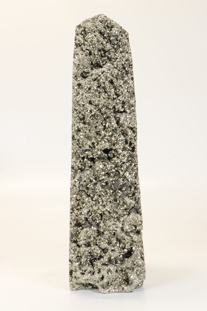 9.5" Pyrite Obelisk DX053