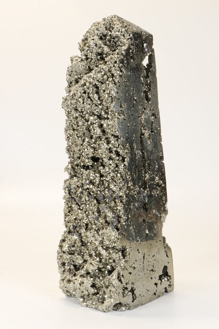 9.5" Pyrite Obelisk DX053