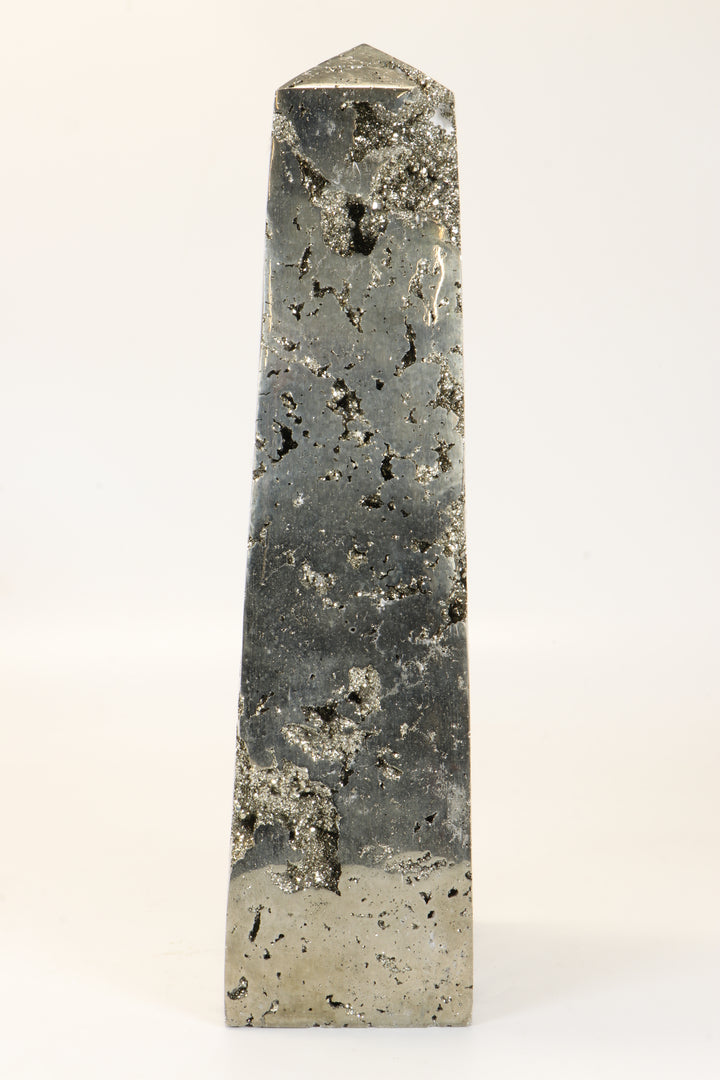 9.5" Pyrite Obelisk DX053