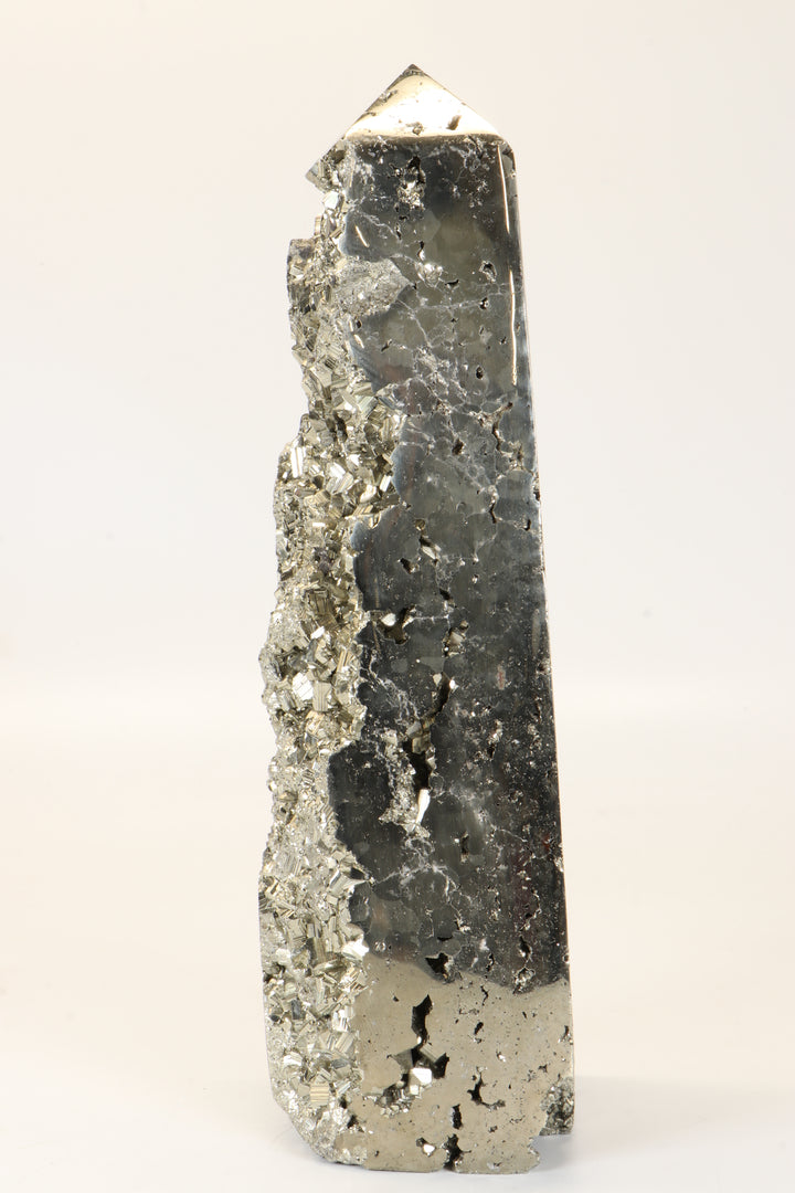 8.75" Pyrite Obelisk DX054
