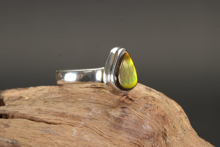 Ammolite Ring Size 6