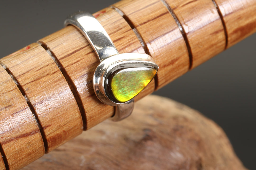 Ammolite Ring Size 6