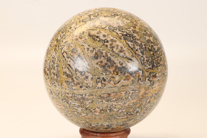 4.5" Leopard Skin Jasper Sphere DX1665