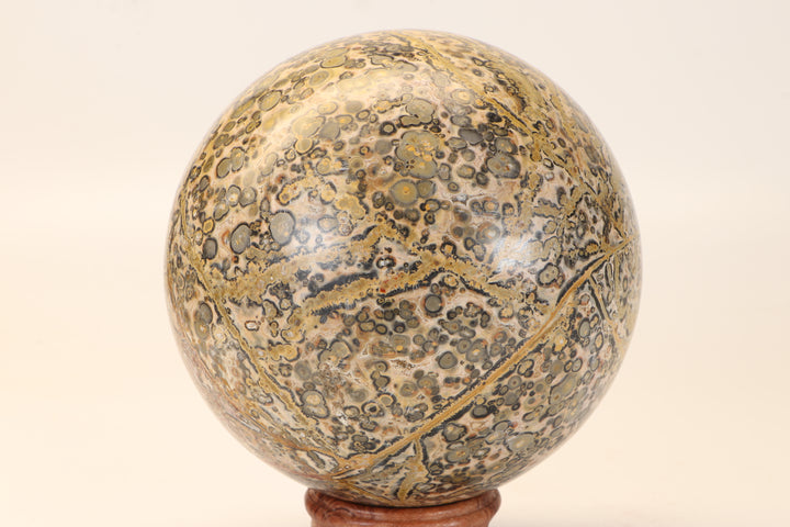 4.5" Leopard Skin Jasper Sphere DX1665