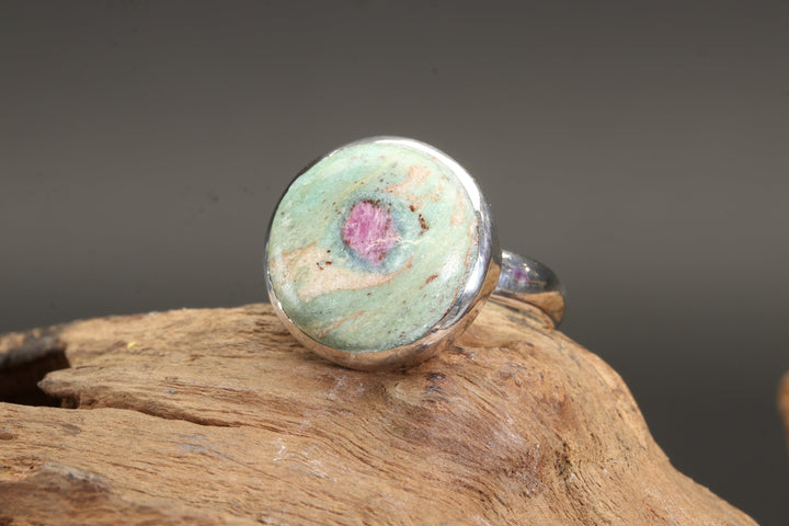 Ruby Fuchsite Ring Size 9