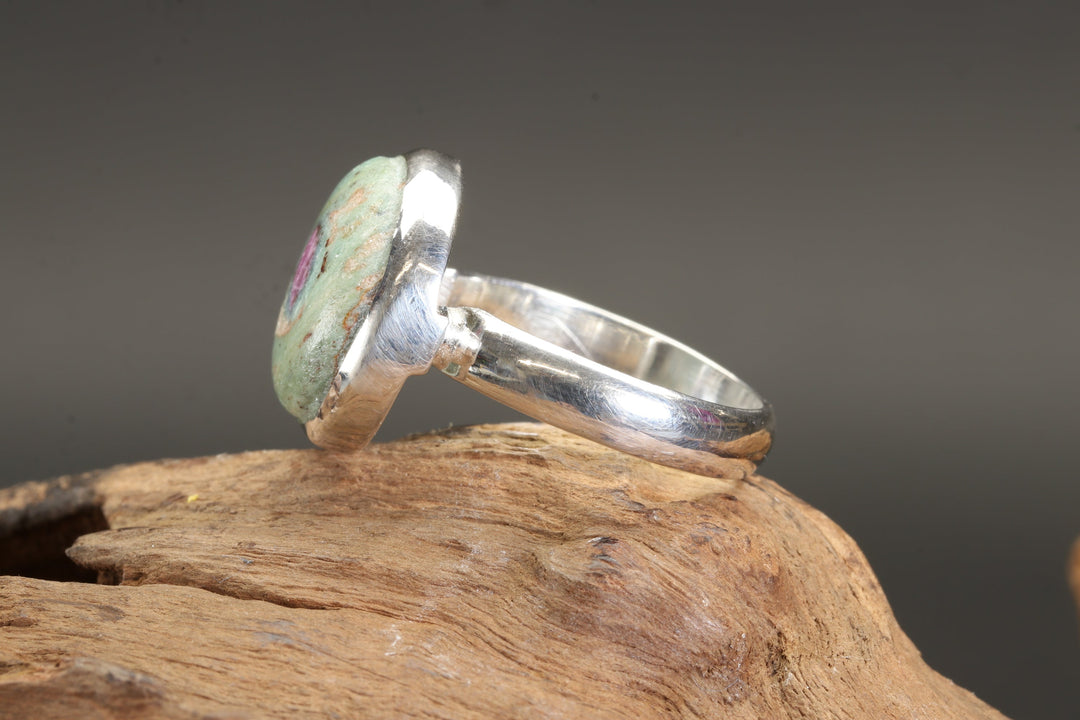 Ruby Fuchsite Ring Size 9