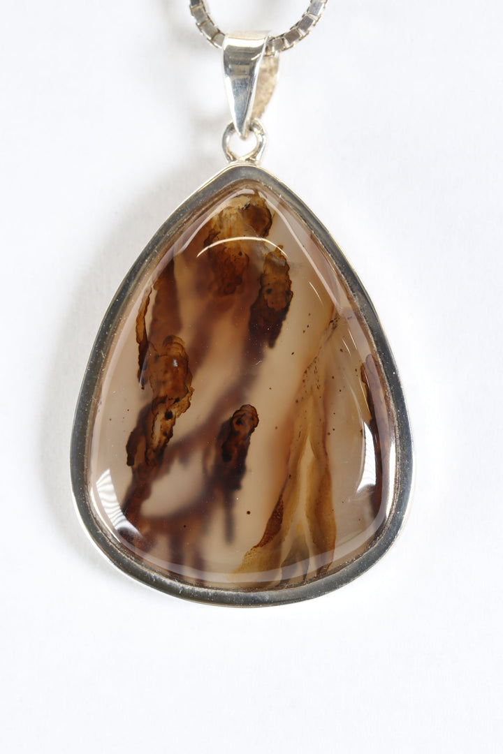 Montana Tube Agate Pendant