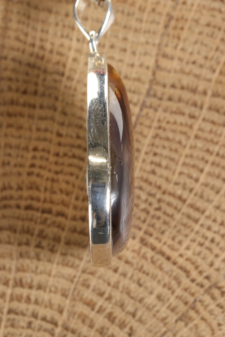 Montana Tube Agate Pendant