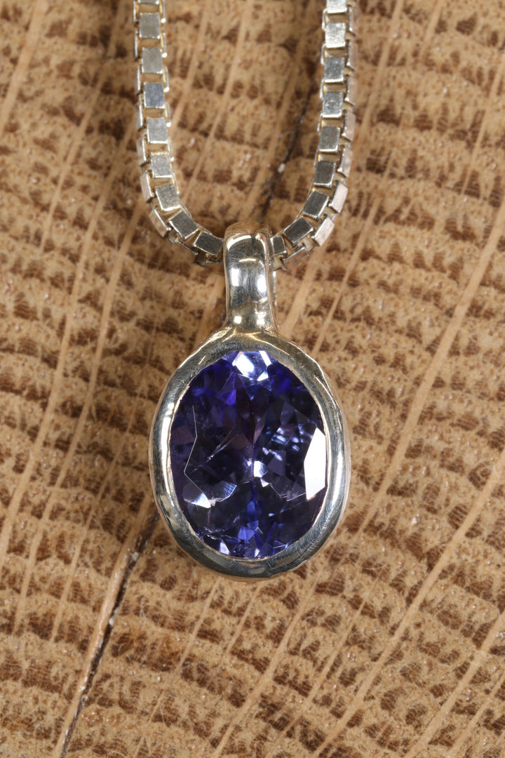 Faceted Tanzanite Pendant