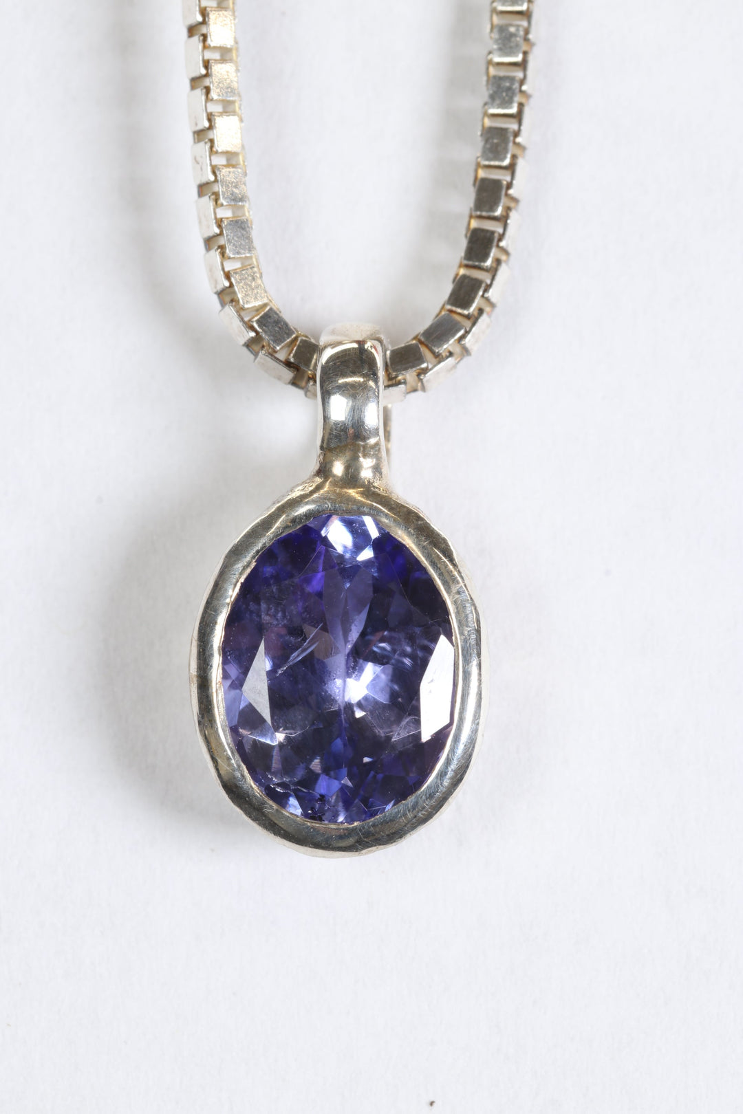 Faceted Tanzanite Pendant