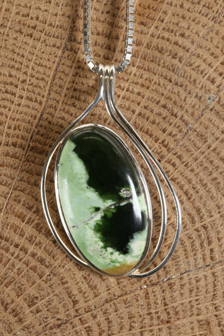 Chrome Chalcedony Pendant