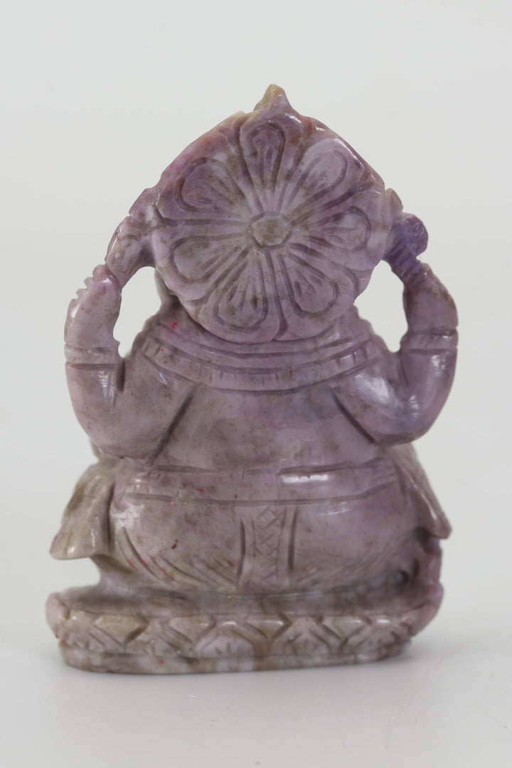 2.5" Turkish Purple Jade Ganesha DX4433