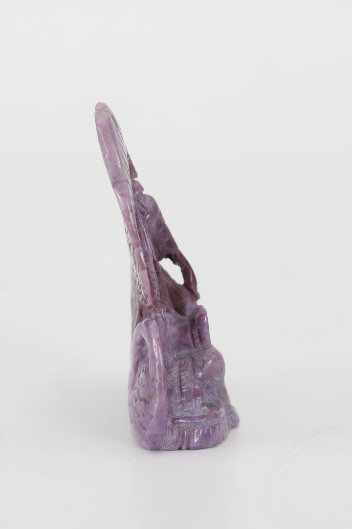 2.25" Turkish Purple Jade Ganesha DX4437