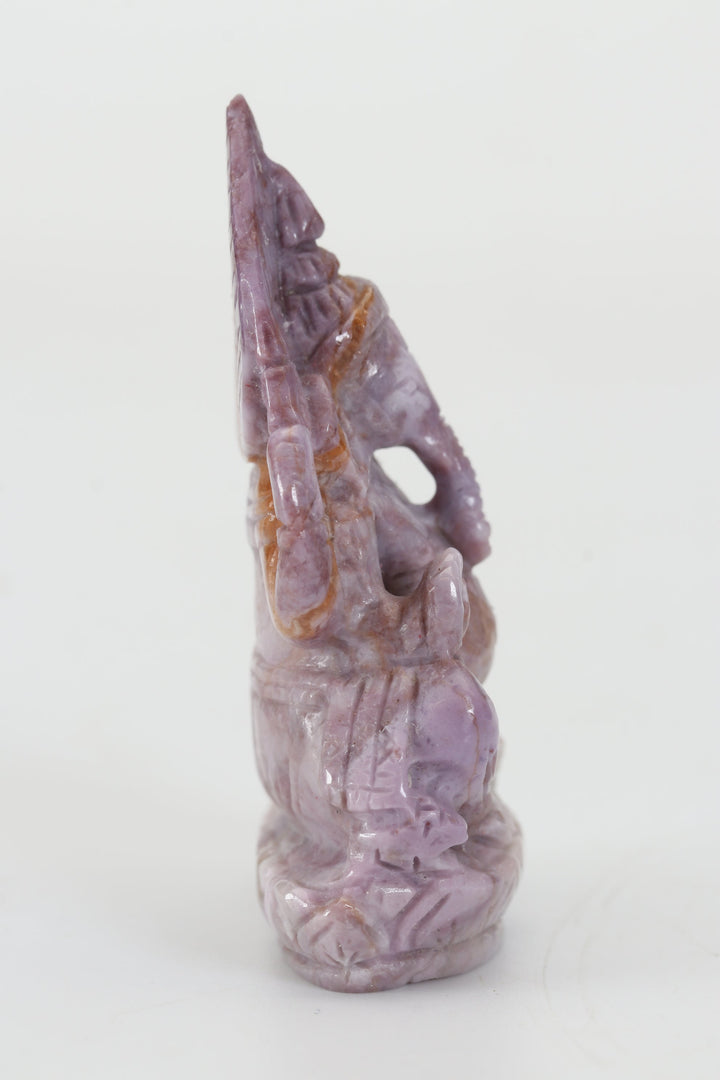 2.25" Turkish Purple Jade Ganesha DX4440
