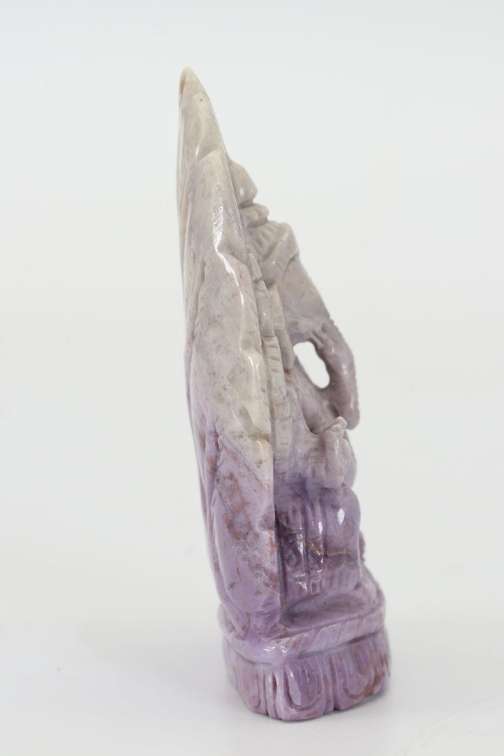 2.75" Turkish Purple Jade Ganesha DX4459