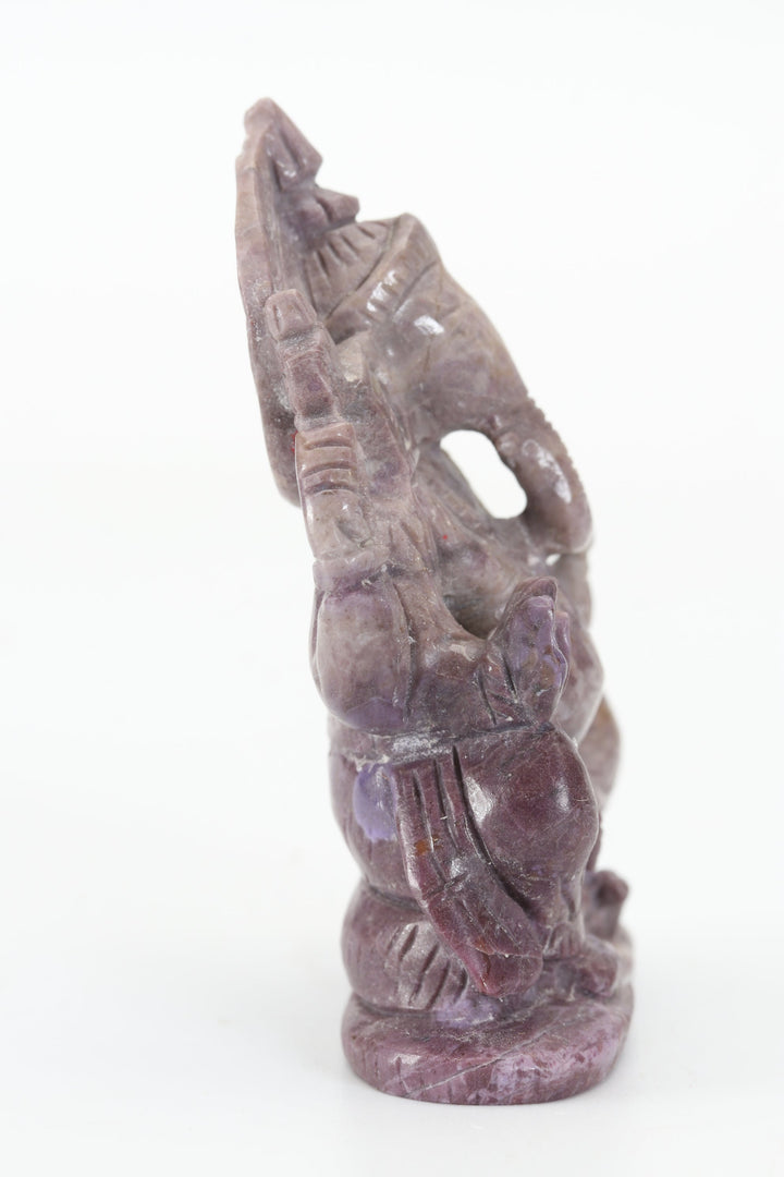 2.5" Turkish Purple Jade Ganesha DX4460